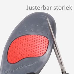 Skoinlägg Sport, gel, stabilisering, stötdämpning, fotvalvsstöd