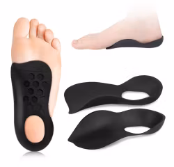 Skoinlägg, halvsula, fotvalvstöd, U-format hälstöd