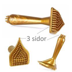 Massageverktyg med 3 sidor, triggerpunktsterapi