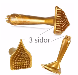 Massageverktyg med 3 sidor, triggerpunktsterapi