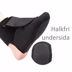 Nattstrumpa, hälsporre, hälont, droppfot, stretchande