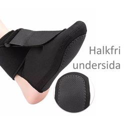 Nattstrumpa, hälsporre, hälont, droppfot, stretchande