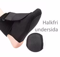 Nattstrumpa, hälsporre, hälont, droppfot, stretchande