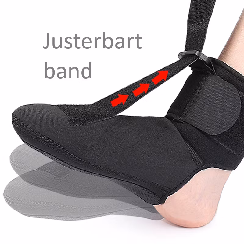 Nattstrumpa, hälsporre, hälont, droppfot, stretchande