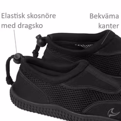 Badskor Rhodos Unisex SVART