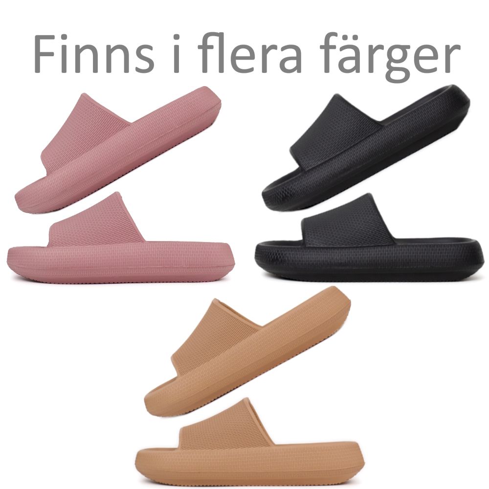 Premium cloud tofflor BLUSH, mjuka stötdämpande