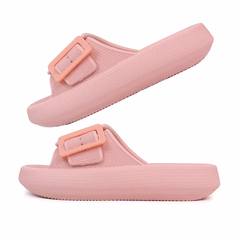 Premium justerbara cloud tofflor V2 med ett band ROSA