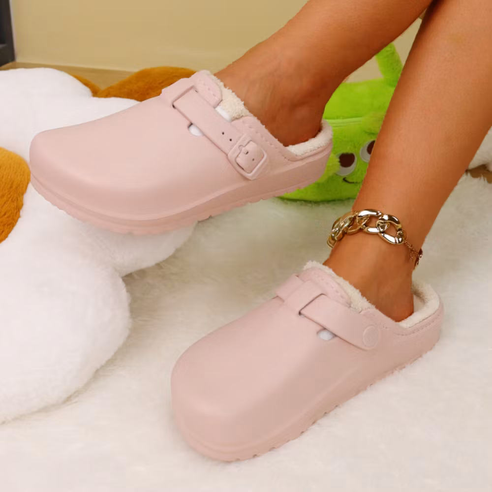 Premium fodrade justerbara cloud tofflor ROSA