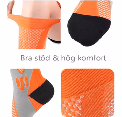 Stödstrumpor Sport, Klass 1, 15-21mmHg, ORANGE