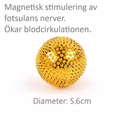Massageboll, fotmassage med magnetterapi