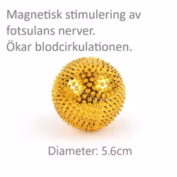 Massageboll, fotmassage med magnetterapi
