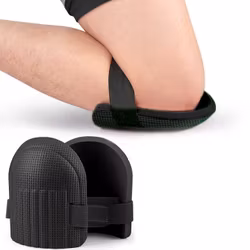 Knäskydd EVA-skum, fritid SVART