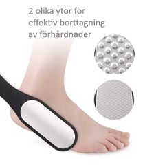 Fotfil 3 i 1 Svart