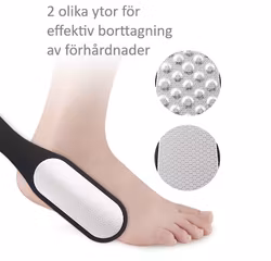 Fotfil 3 i 1 Svart