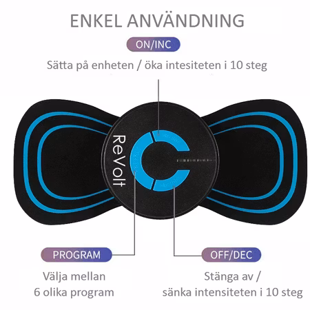 Revolt TENS, EMS massageapparat