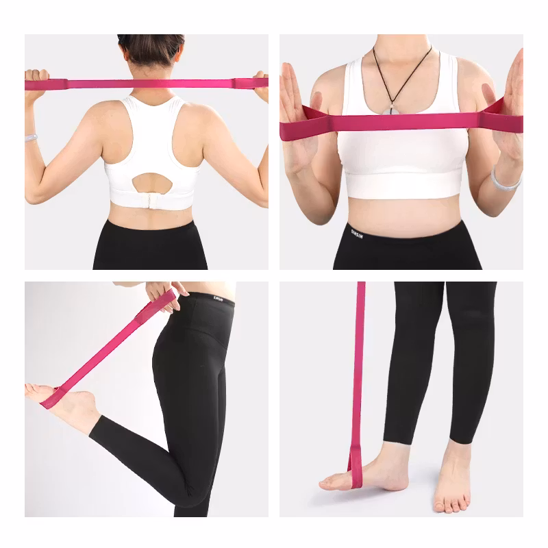 Träningsband kit, 3st resistance band  med handtag