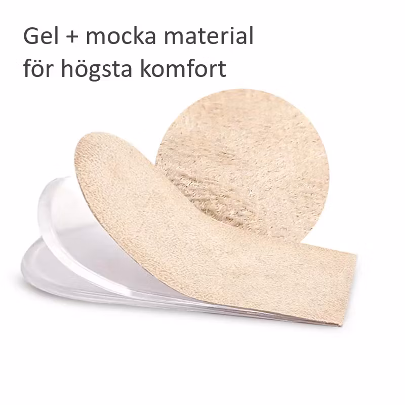Hälkil, hälinlägg för extra höjd i 4steg, max 2,5cm
