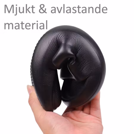Bounce tofflor SVART, fjädrande & avlastande