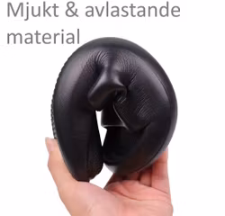 Bounce tofflor SVART, fjädrande & avlastande