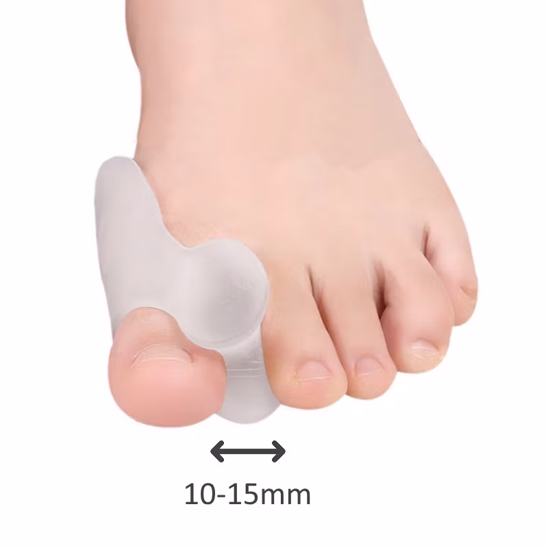 Hallux valgus korrigerande tåseparerare & silikonskydd 2st