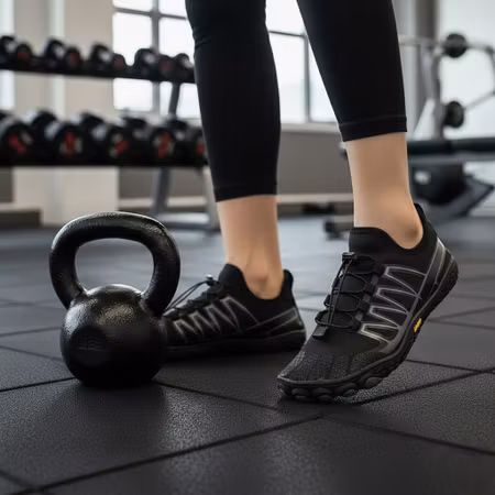 Barfotaskor Sport SVART