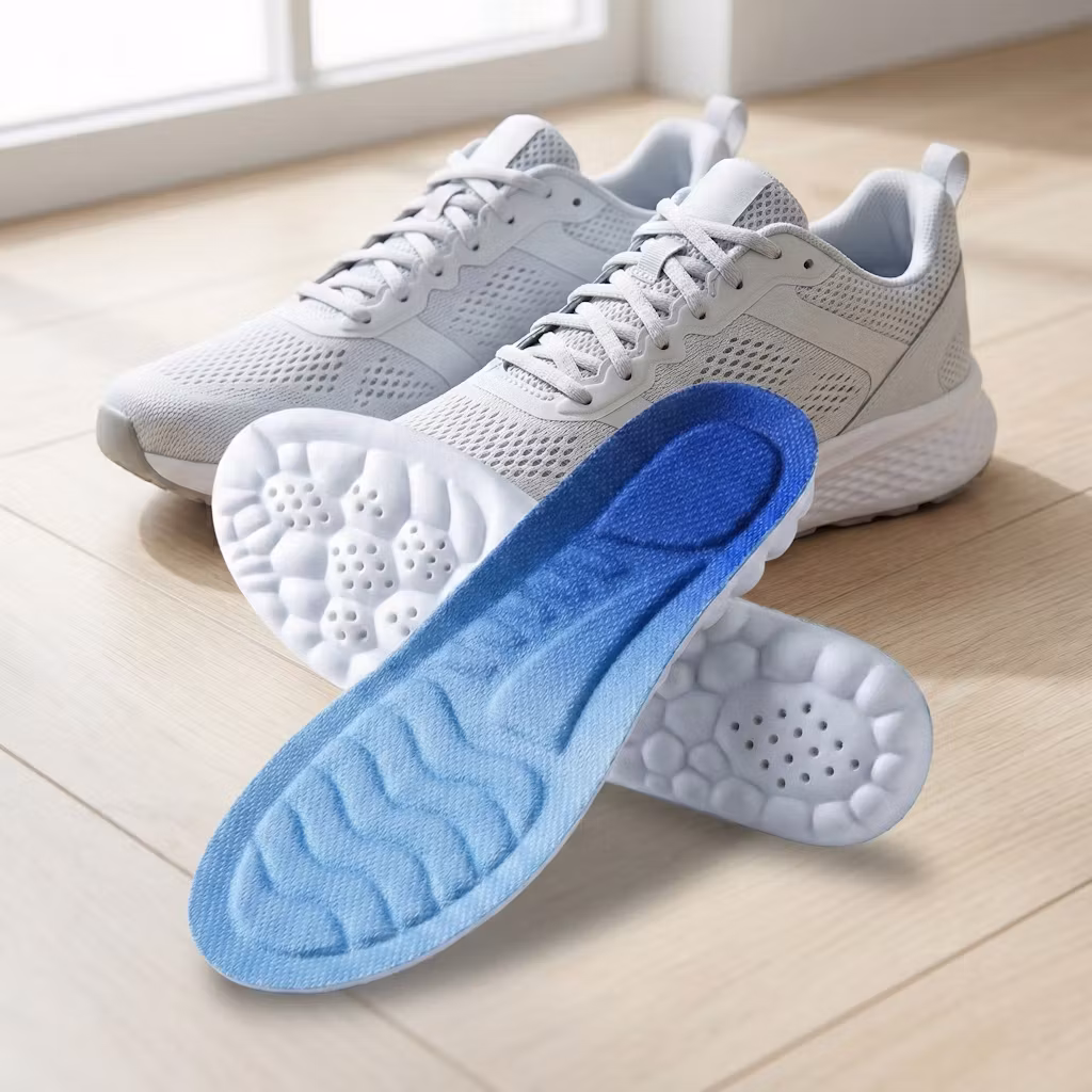 Skoinlägg 4D Cloud, memoryskum, stötdämpning, andningsbar