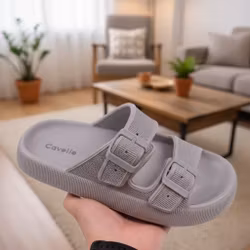 Premium Justerbara Cloud Tofflor MÖRKGRÅ - mjuka & stötdämpande