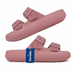 Premium Justerbara Cloud Tofflor BLUSH – mjuka & stötdämpande