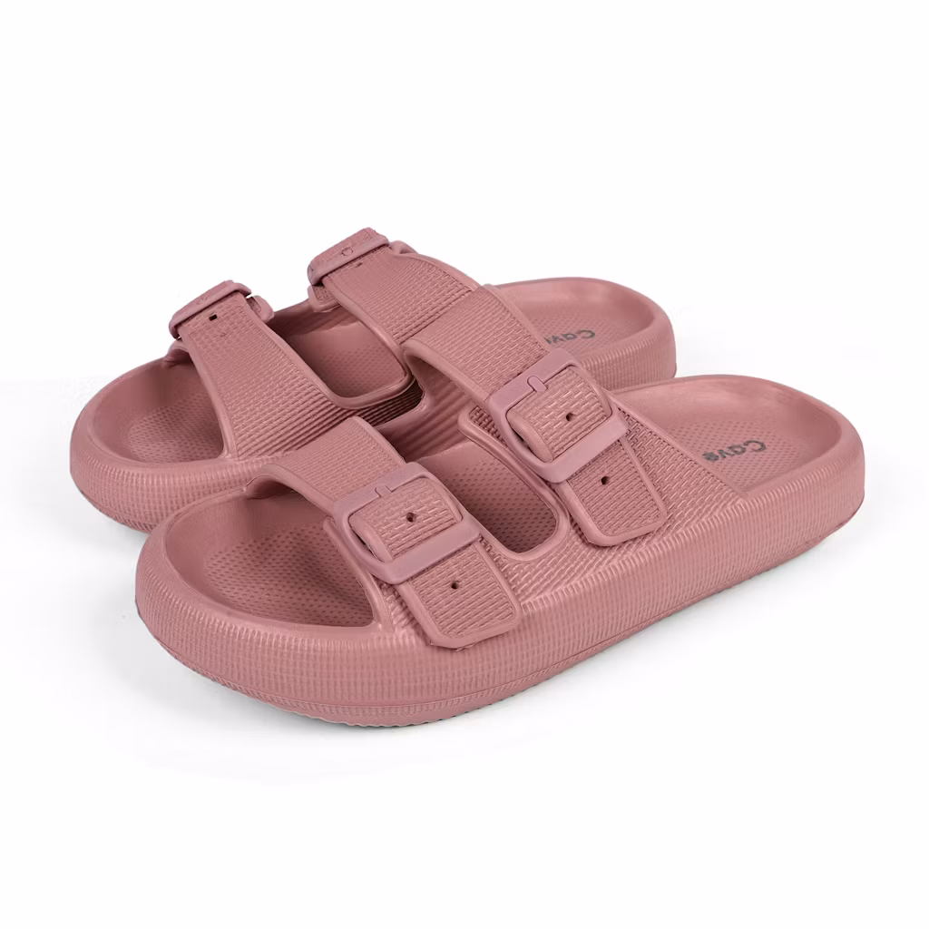 Premium Justerbara Cloud Tofflor BLUSH – mjuka & stötdämpande