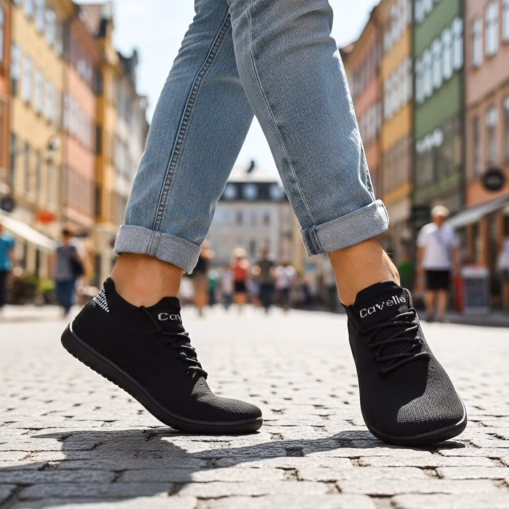 Cavelle Barfotaskor Ventra SVART Unisex