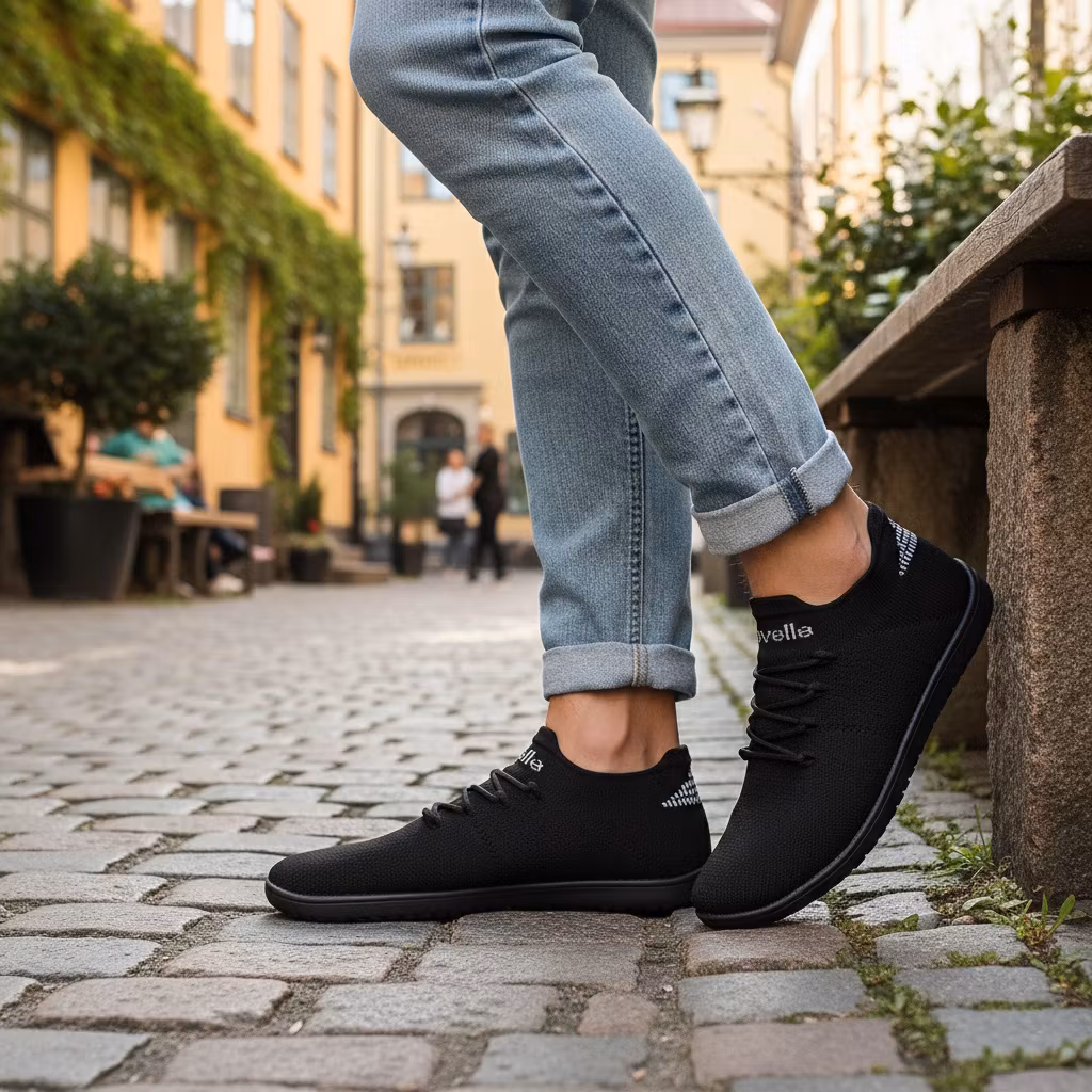 Cavelle Barfotaskor Ventra SVART Unisex