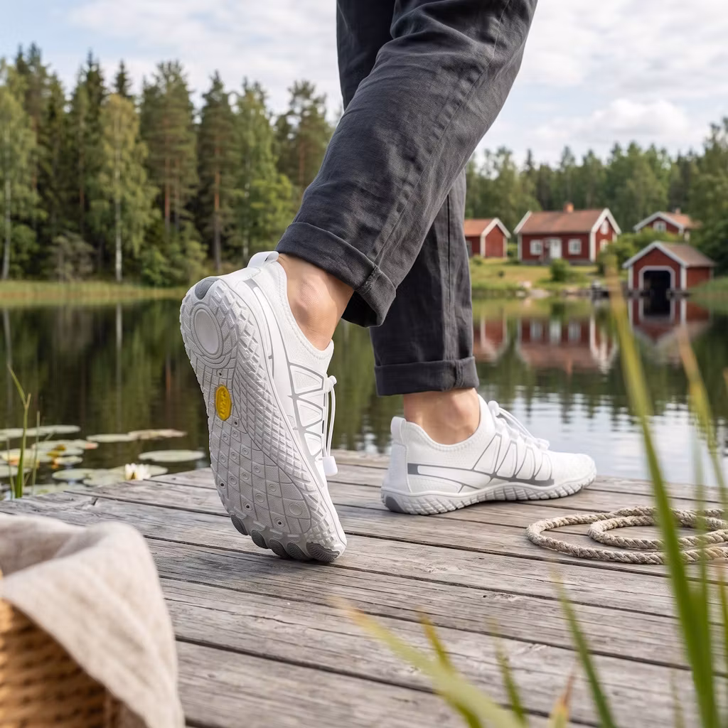 Cavelle Barfotaskor Sport Vit unisex, Herr, dam