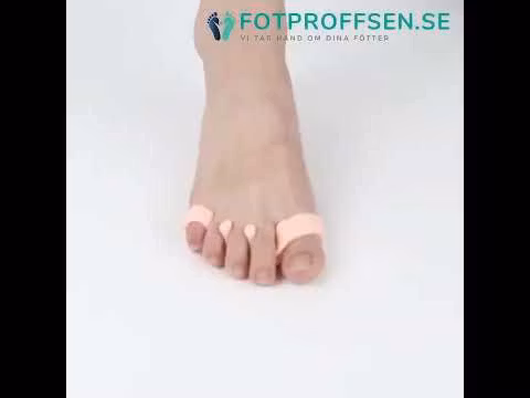 Hallux valgus korrigerande tåspridare, SMALT AVSTÅND 2st