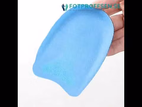 Hälinlägg med hälskydd, stötdämpning, u-formade, gel 2st