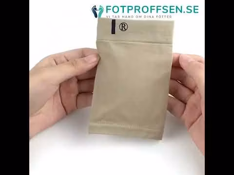 Mjuk strumpa med gel fotvalvsstöd, BEIGE