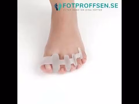 Hallux valgus korrigerande tåseparerare, STORT AVSTÅND 2st
