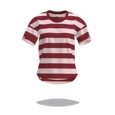 Ciele Athletics WNSBTShirt - Stripe - Rosebars (Dam)