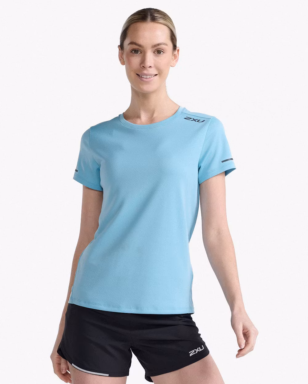 2XU Aero Tee - Bluejay/Black Reflective (Dam)