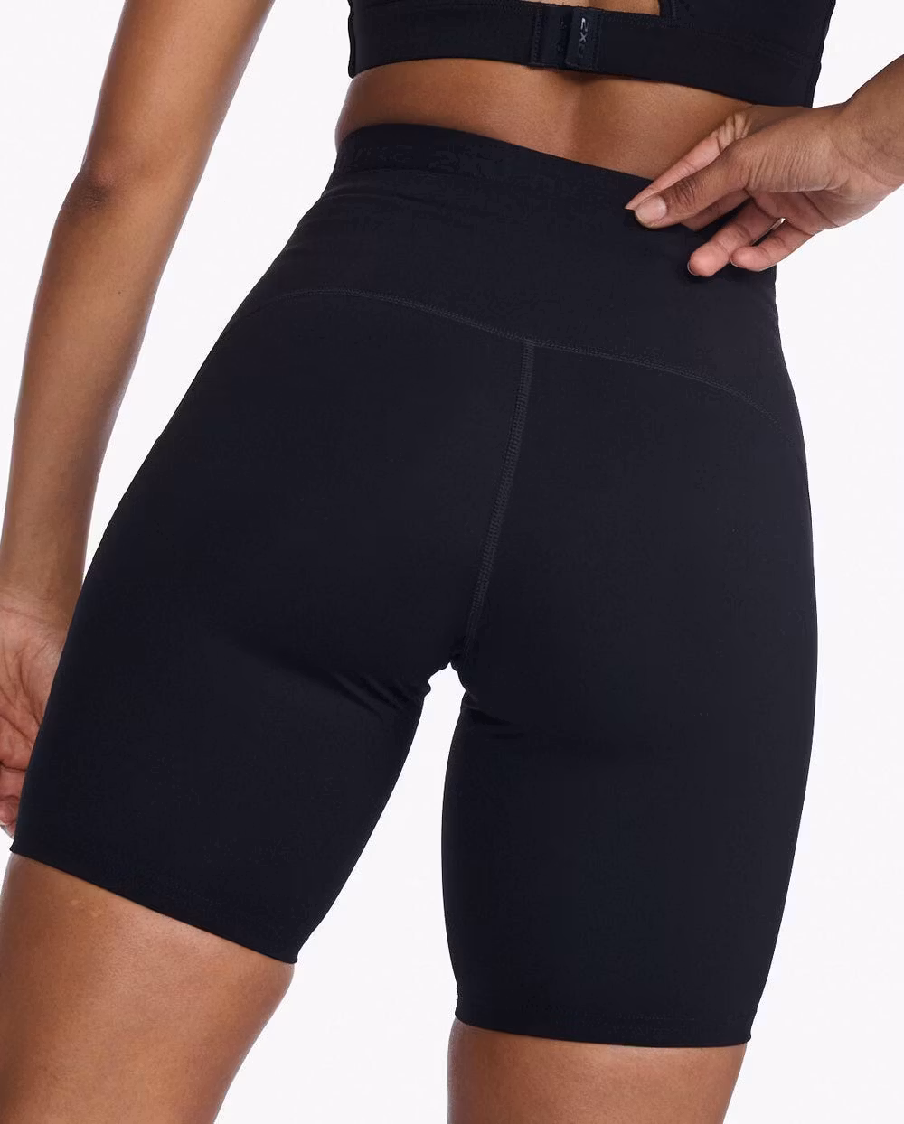 2XU Form Stash Hi-Rise Bike Short (Dam) - Black/Black