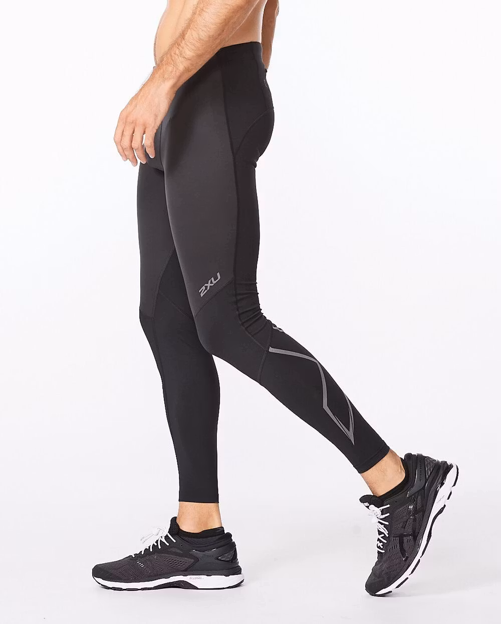 2XU Ignition Shield Compression Tights - Black/Black Reflective (Herr)