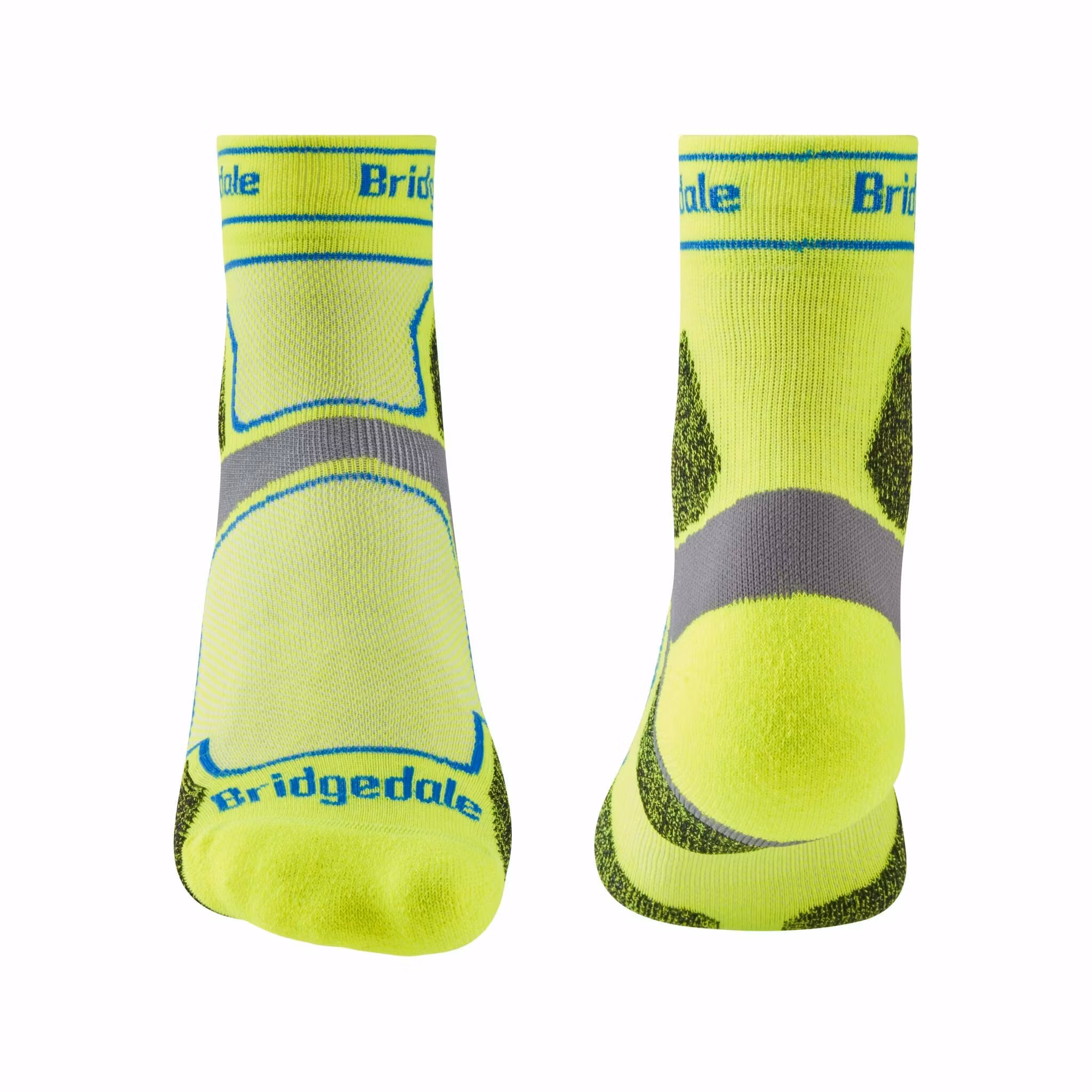 Bridgedale Trail Run Ultra Light T2 Coolmax Sport 3/4 Crew (Herr) - Yellow