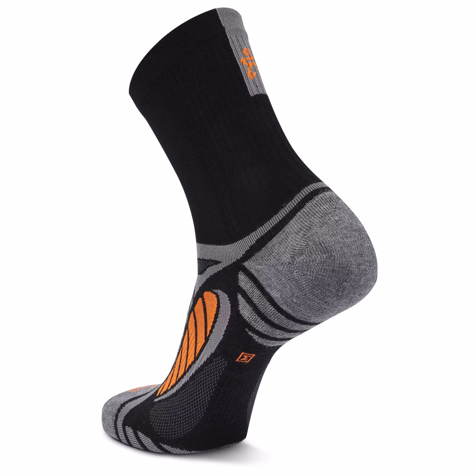 Balega Ultralight Crew - Black/Grey Heather