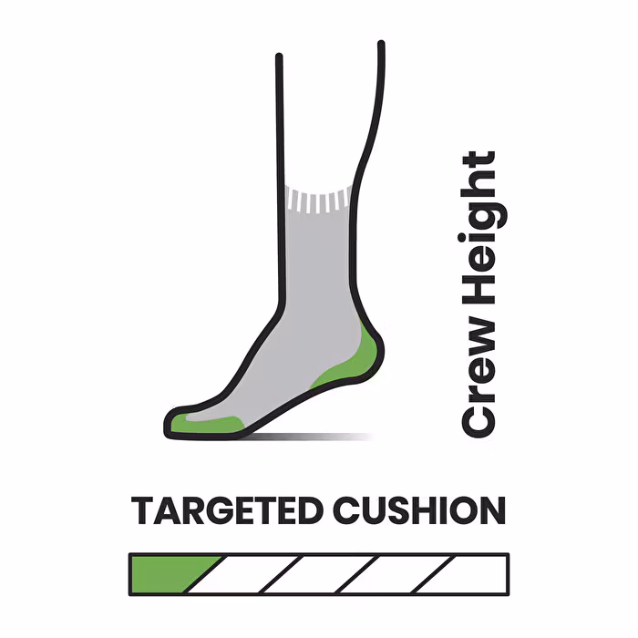 Smartwool Athlete Edition Endurance Run Print Crew - Rob Krar - Tandoori Orange