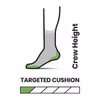 Smartwool Athlete Edition Endurance Run Print Crew - Rob Krar - Tandoori Orange