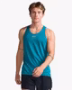 2XU Light Speed Tech Singlet - Jade/Glacier Reflective (Herr)
