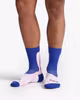 2XU Vectr Light Cushion Crew Socks - Surf/Quartz