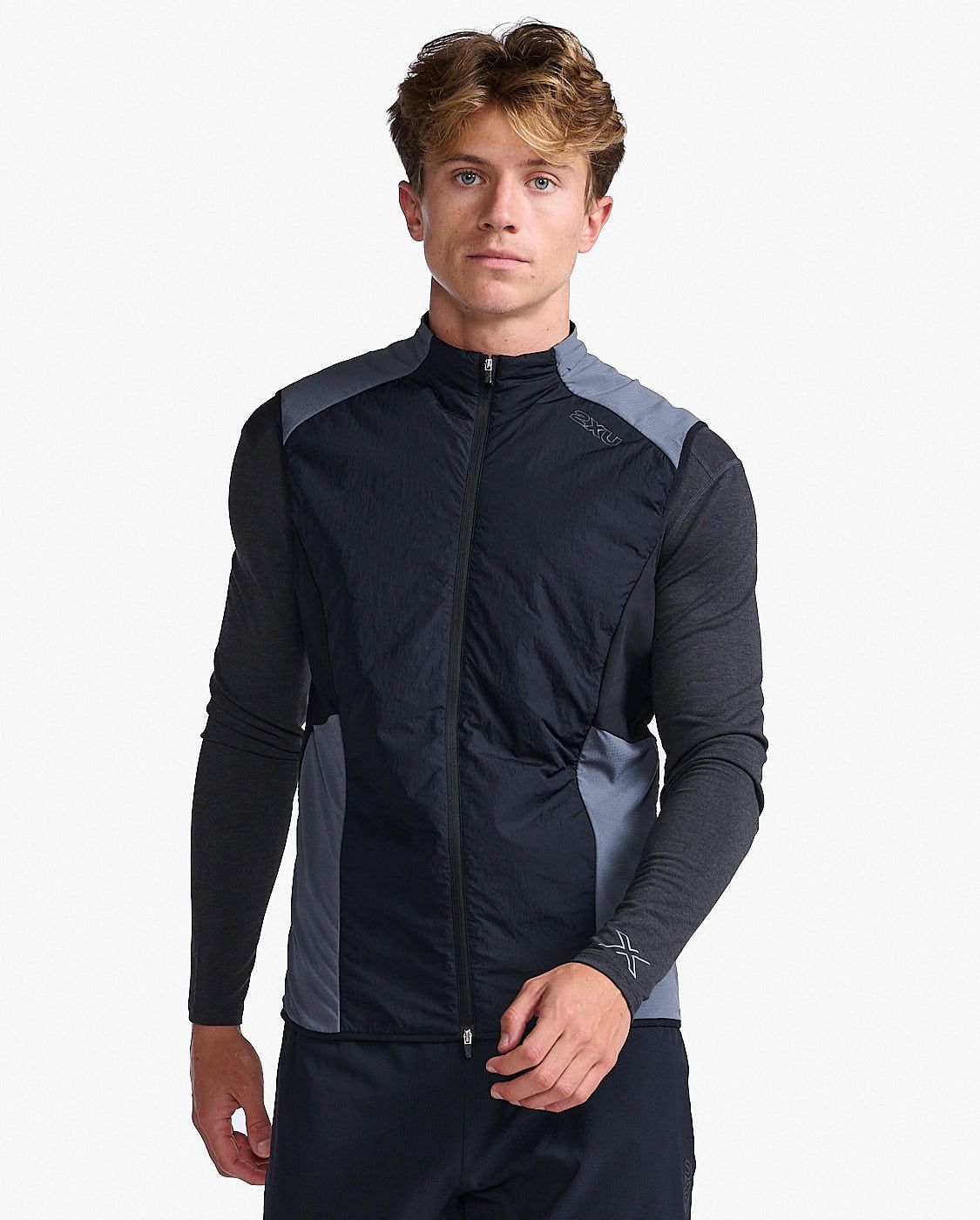 2XU Light Speed Hybrid Vest (Herr) - Black/Turbulence