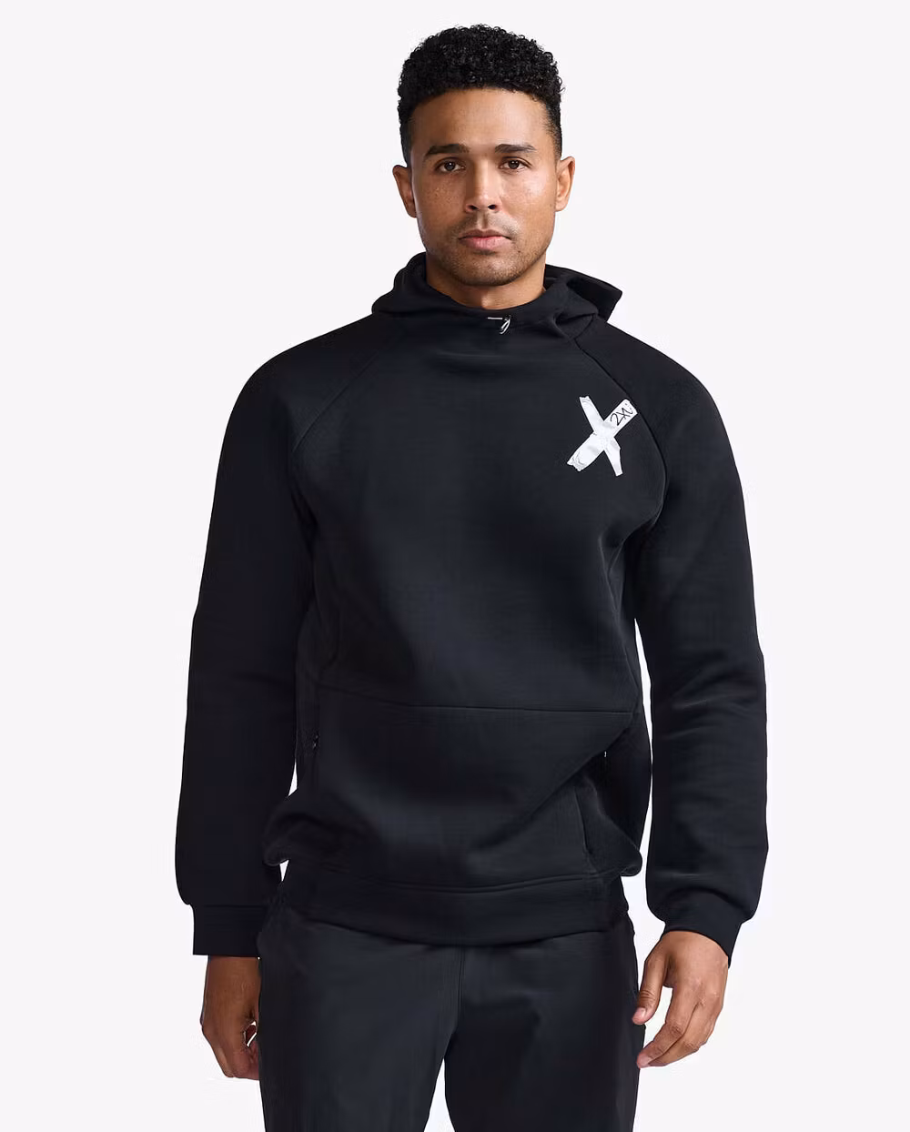 2XU Motion Hoodie (Herr) - Black/White