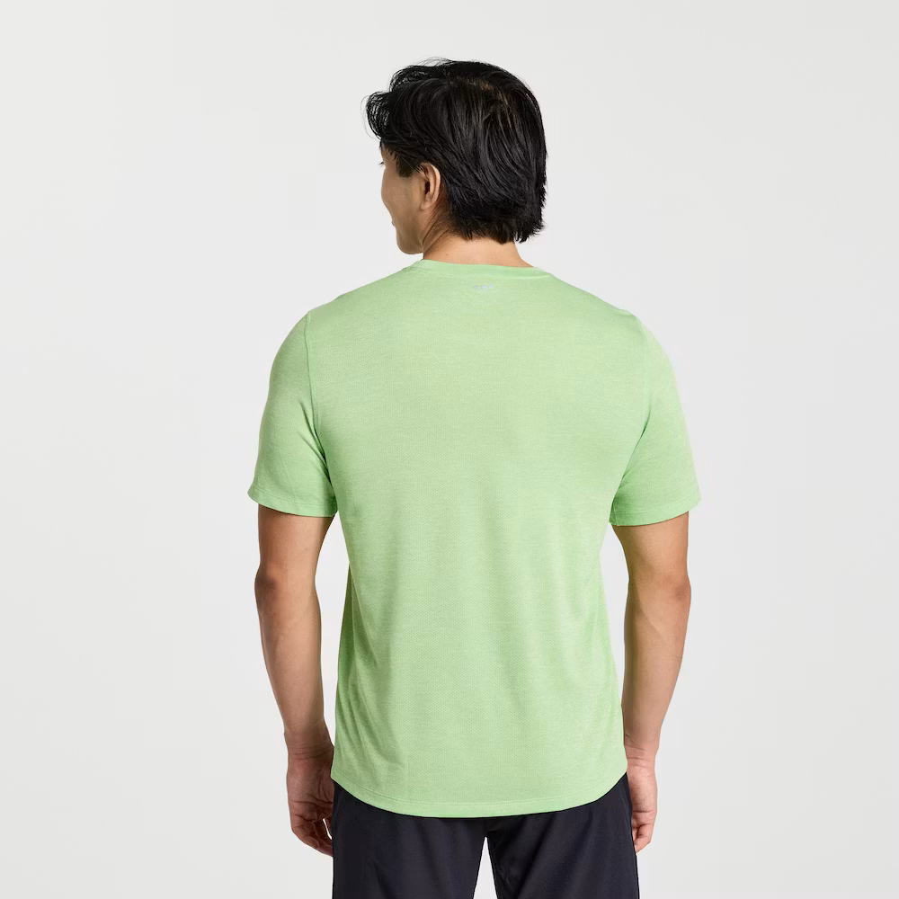 Saucony Stopwatch Short Sleeve (herr) - Invader Heather