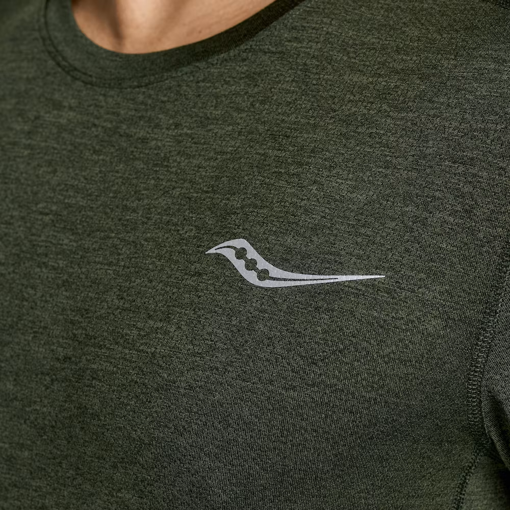 Saucony Stopwatch Long Sleeve (herr) - Climbing Ivy Heather